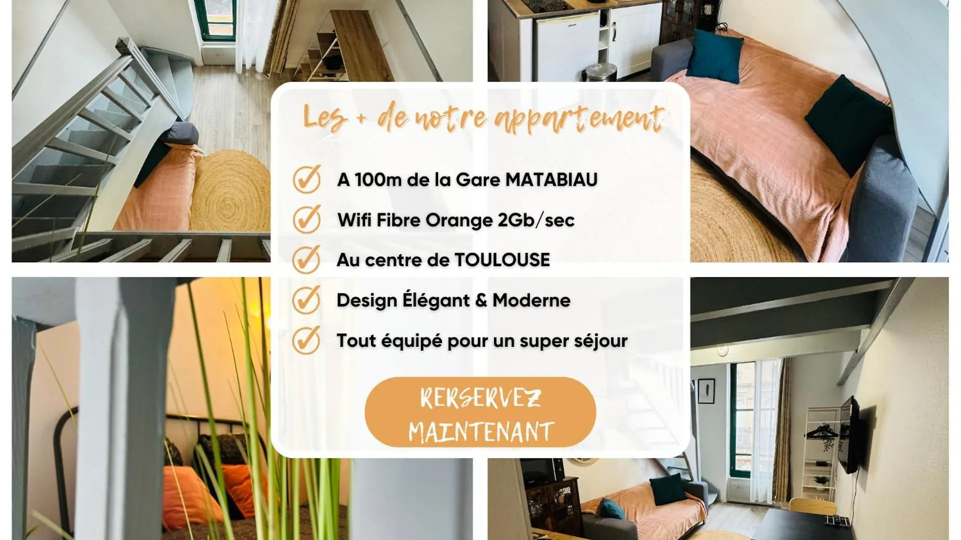 Confort & Charme Central - Gare Toulouse Matabiau - Centre Ville